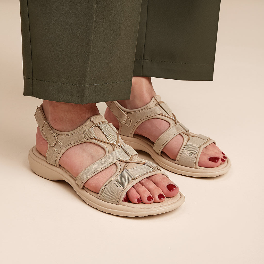 Støttende Sandaler til Kvinder | Justerbare Remme & Åndbare Materialer