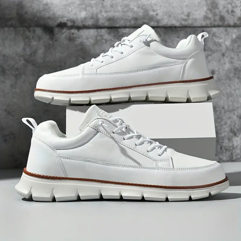 Herresneakers i Ægte Læder | Casual og Elegant Udtryk