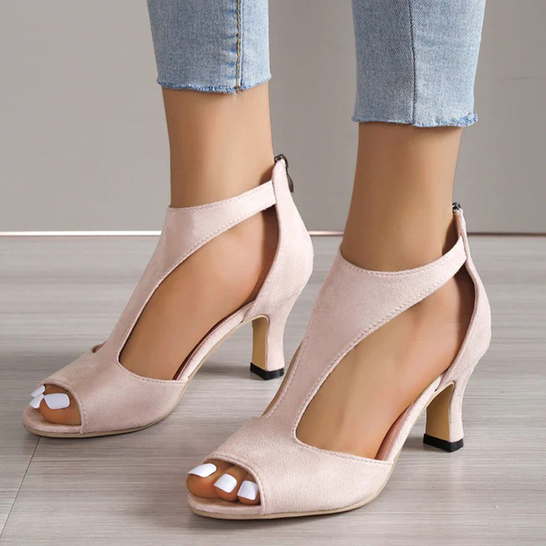 Tidløse Feminine hæl Sandal