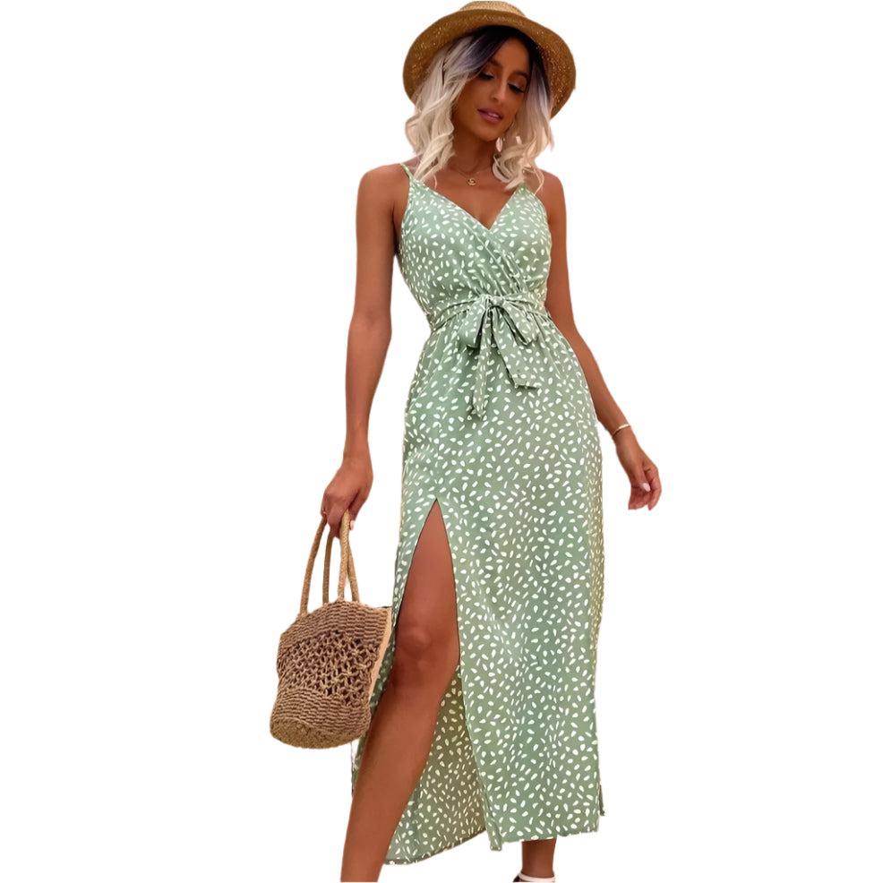 Lang Kjole til Sommeren | Feminin og Åndbar Boho Stil