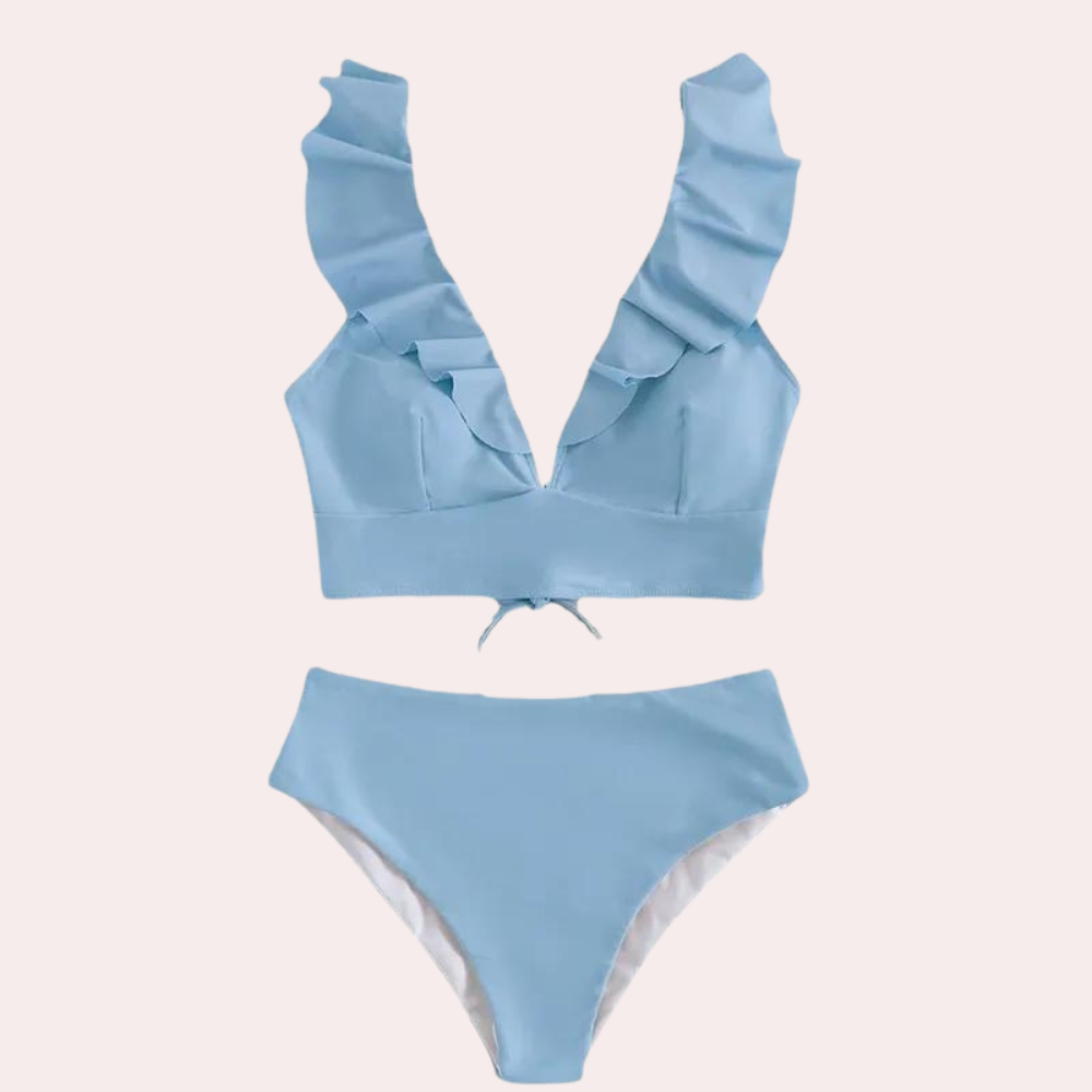 Trendy bikinisæt til kvinder med feminine detaljer