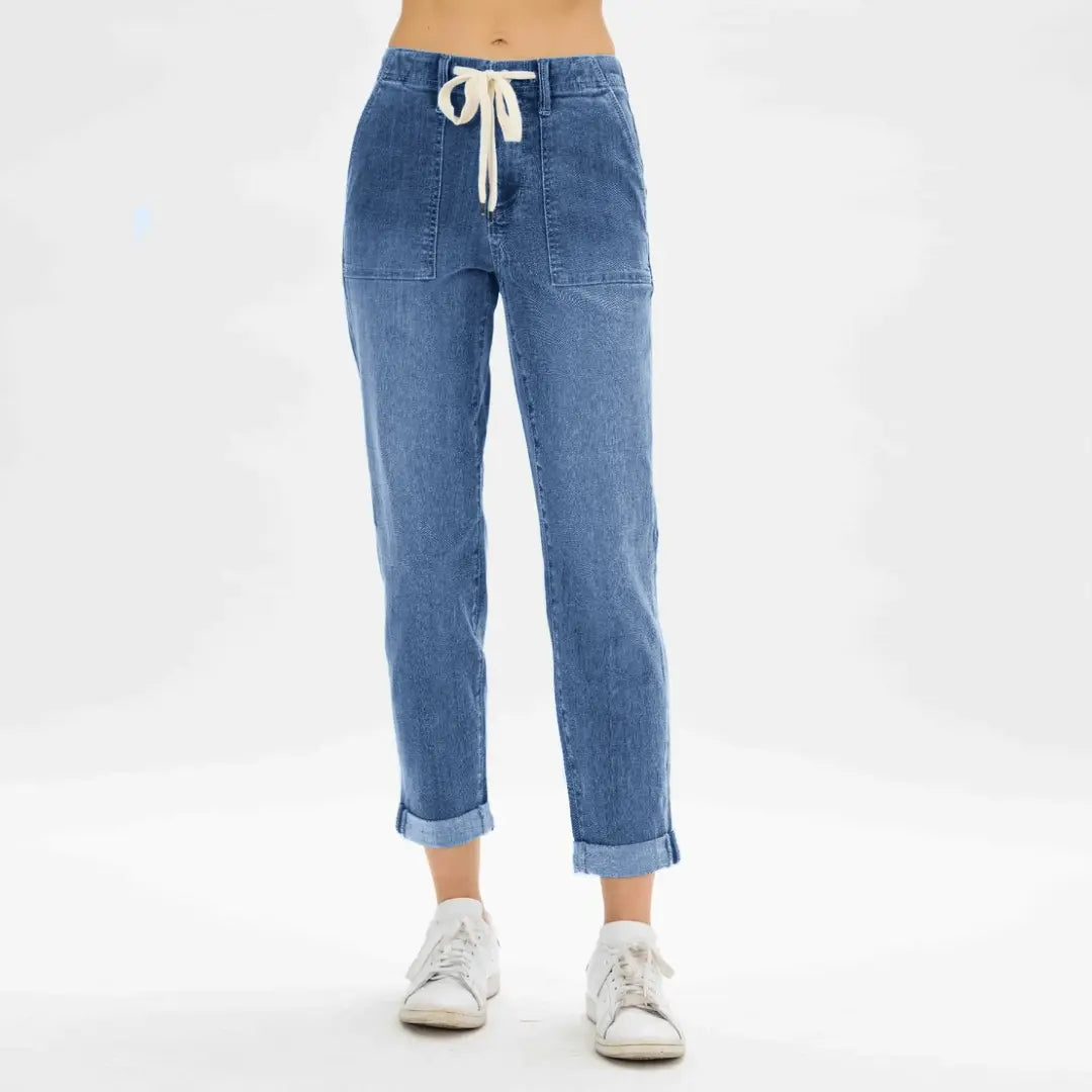 Rå Denim Jeans med Tidløs Stil