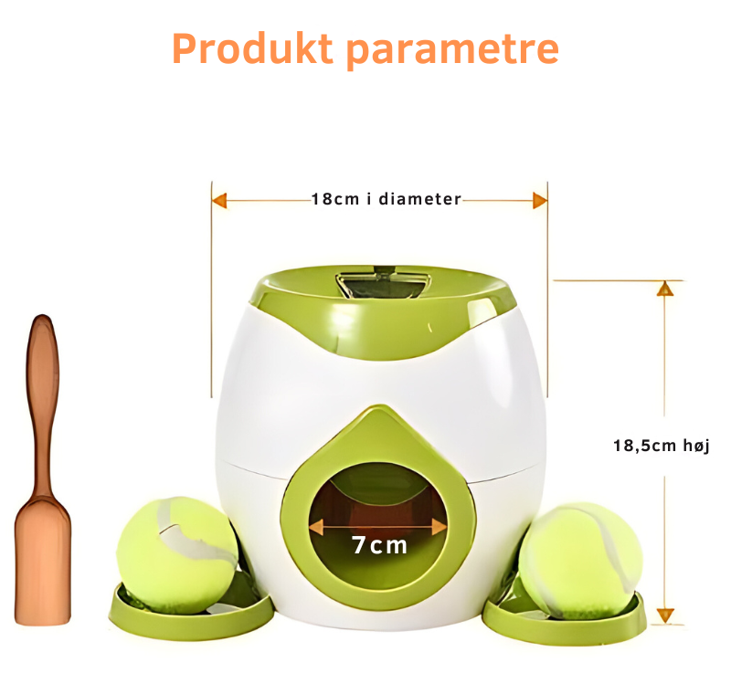 Interaktiv Boldkaster til Hunde | Med Indbygget Godbidsdispenser