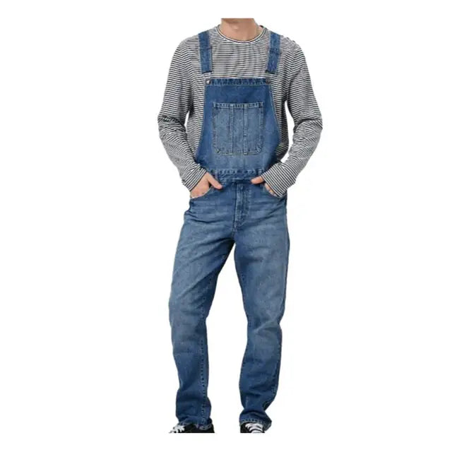 Årgang Overall i denim til Herrer