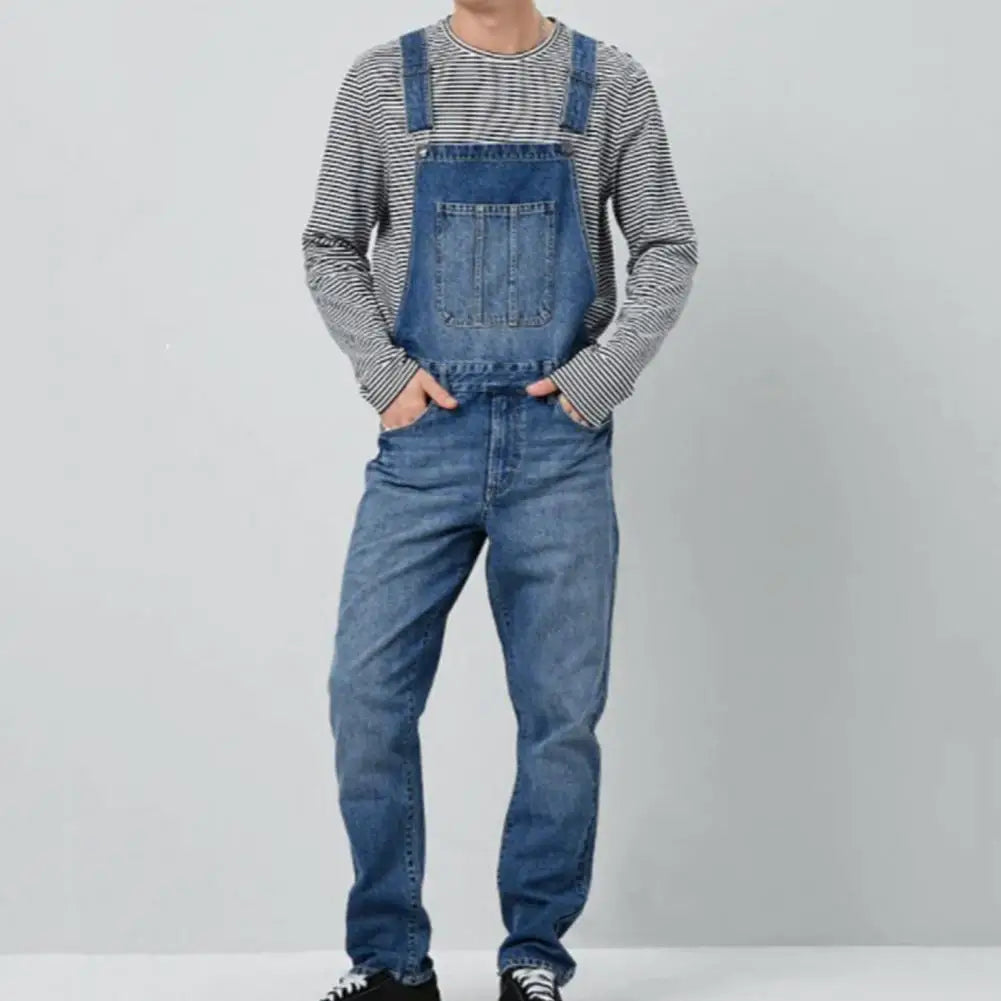 Årgang Overall i denim til Herrer