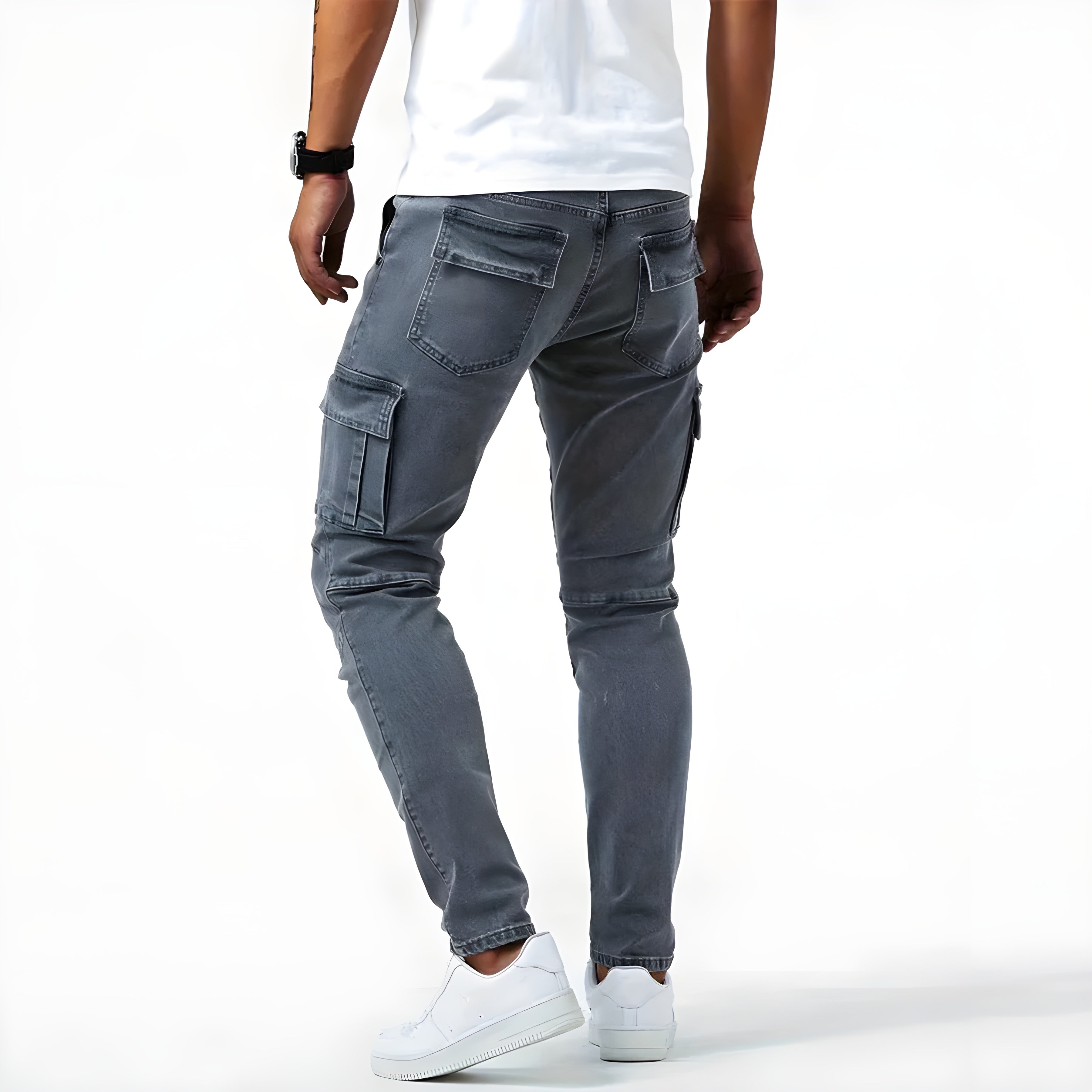 Casual Denimbukser til Mænd | Cargostil & Komfort