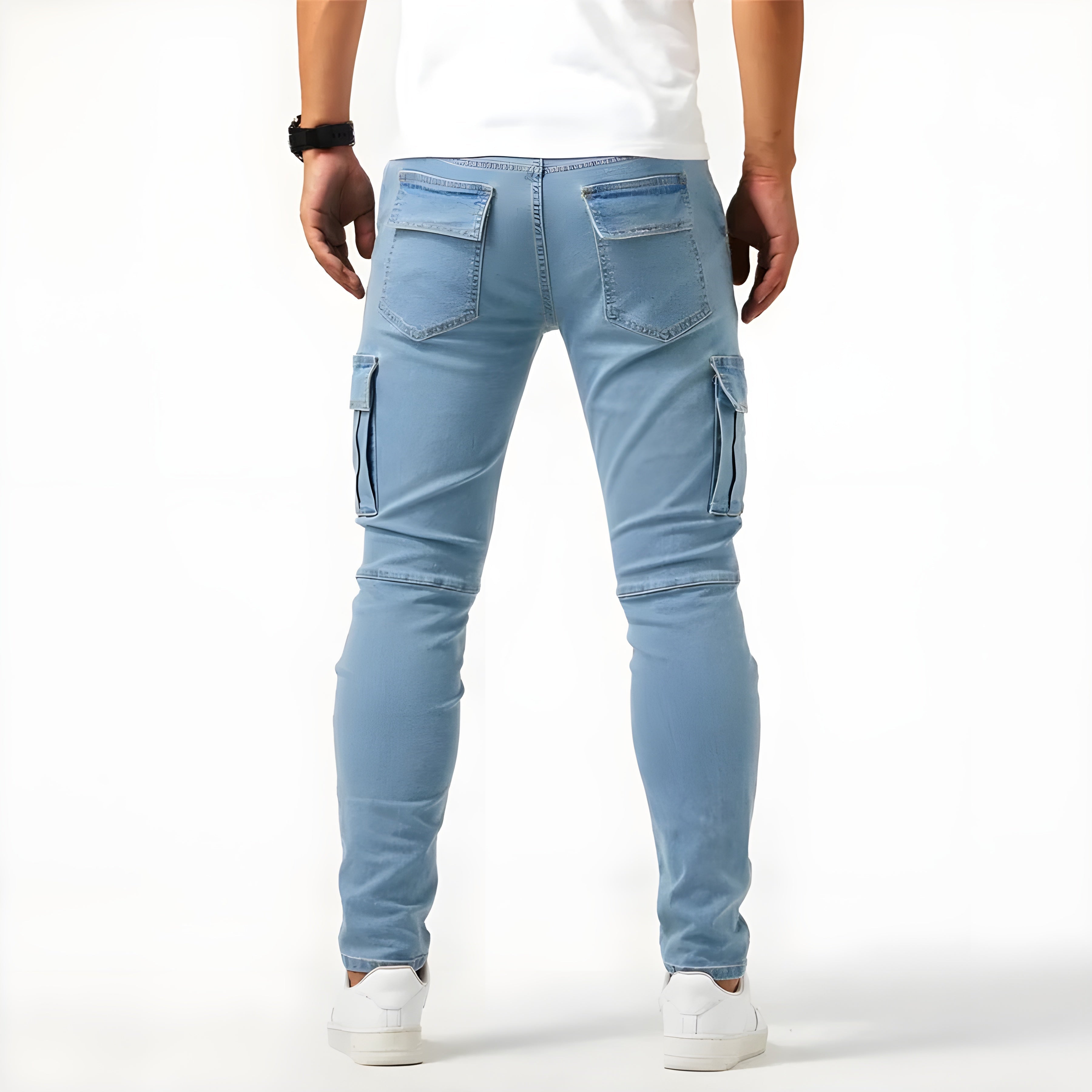 Casual Denimbukser til Mænd | Cargostil & Komfort