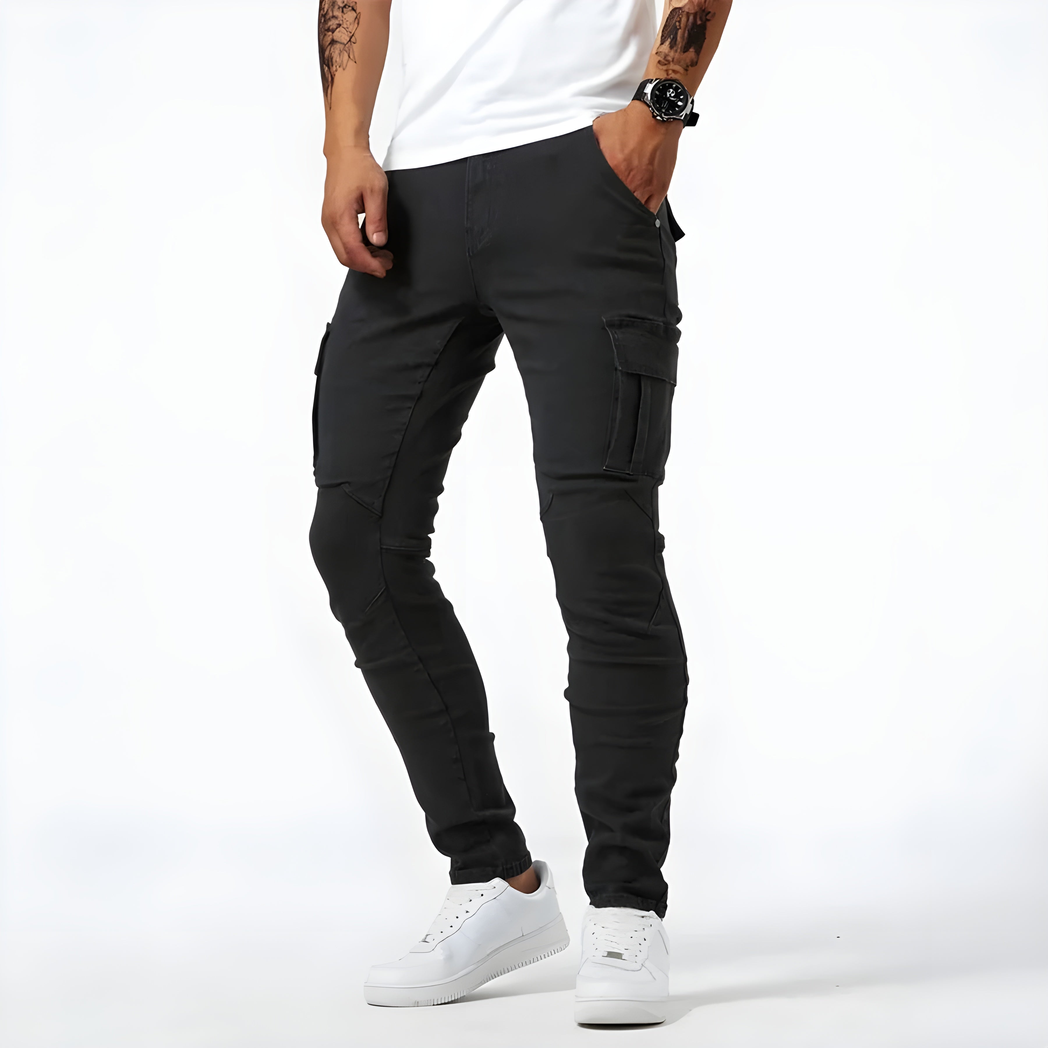 Casual Denimbukser til Mænd | Cargostil & Komfort