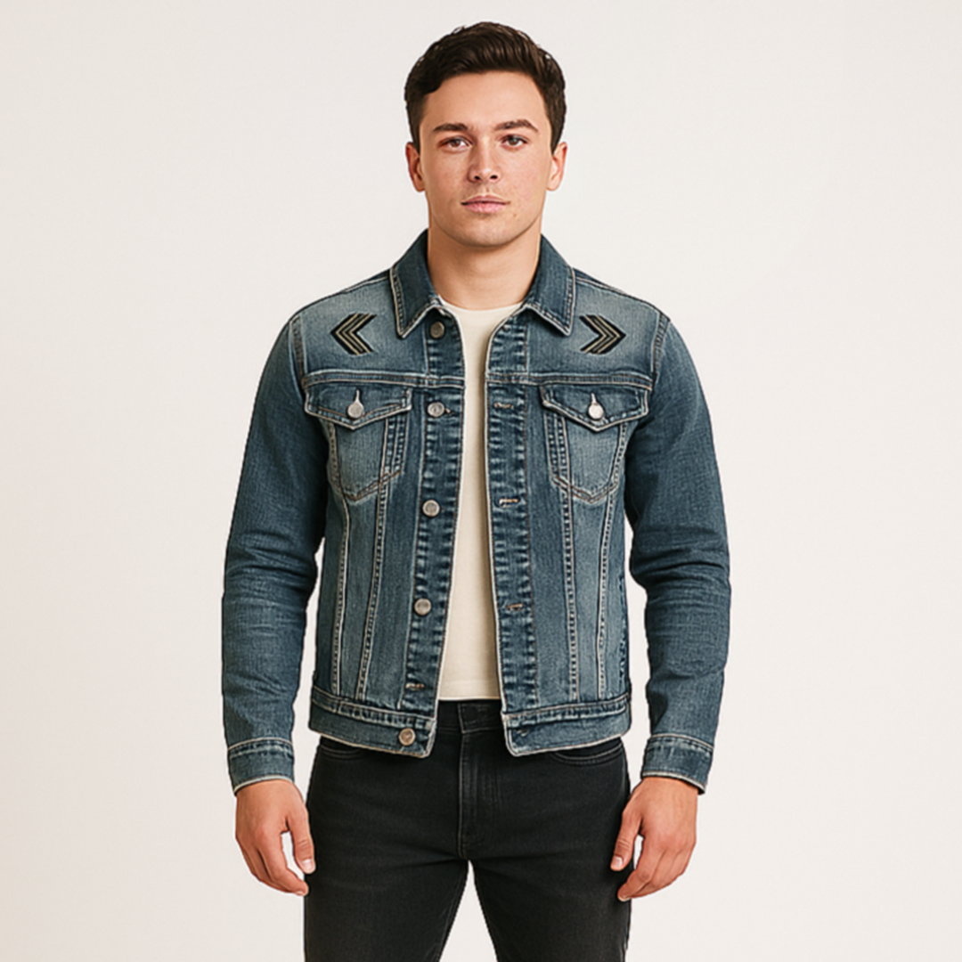 Trendy og afslappet Jeansjakke
