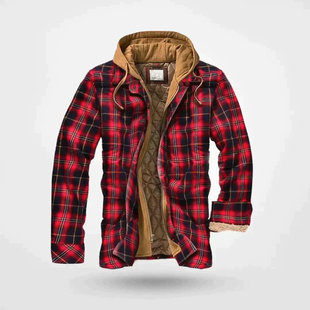 Trendige Karierte Jacke für Wohlfühltage im Winter