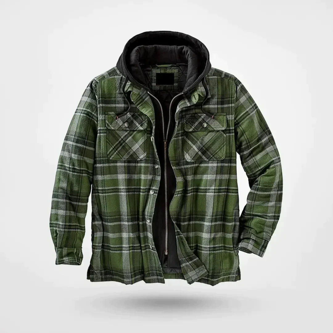 Trendige Karierte Jacke für Wohlfühltage im Winter
