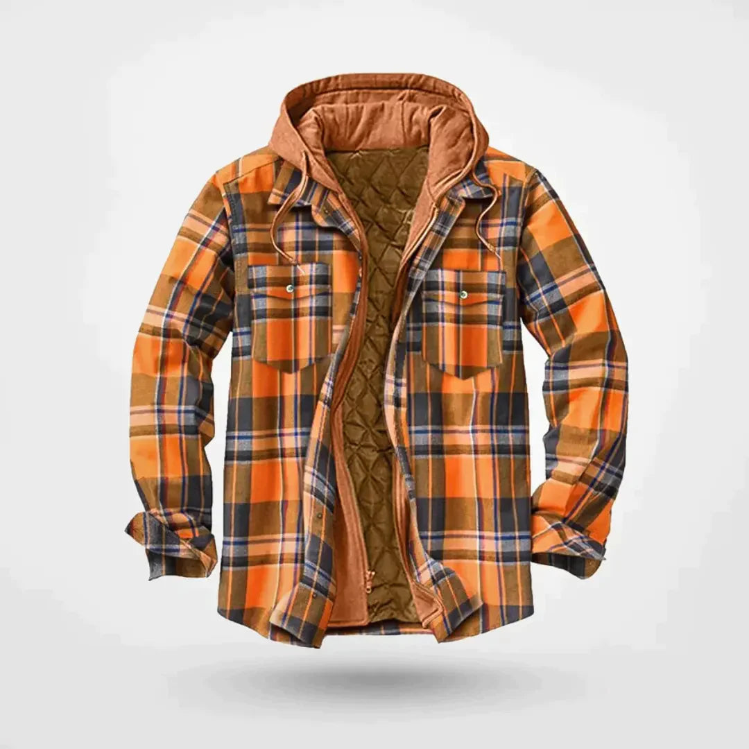 Trendige Karierte Jacke für Wohlfühltage im Winter