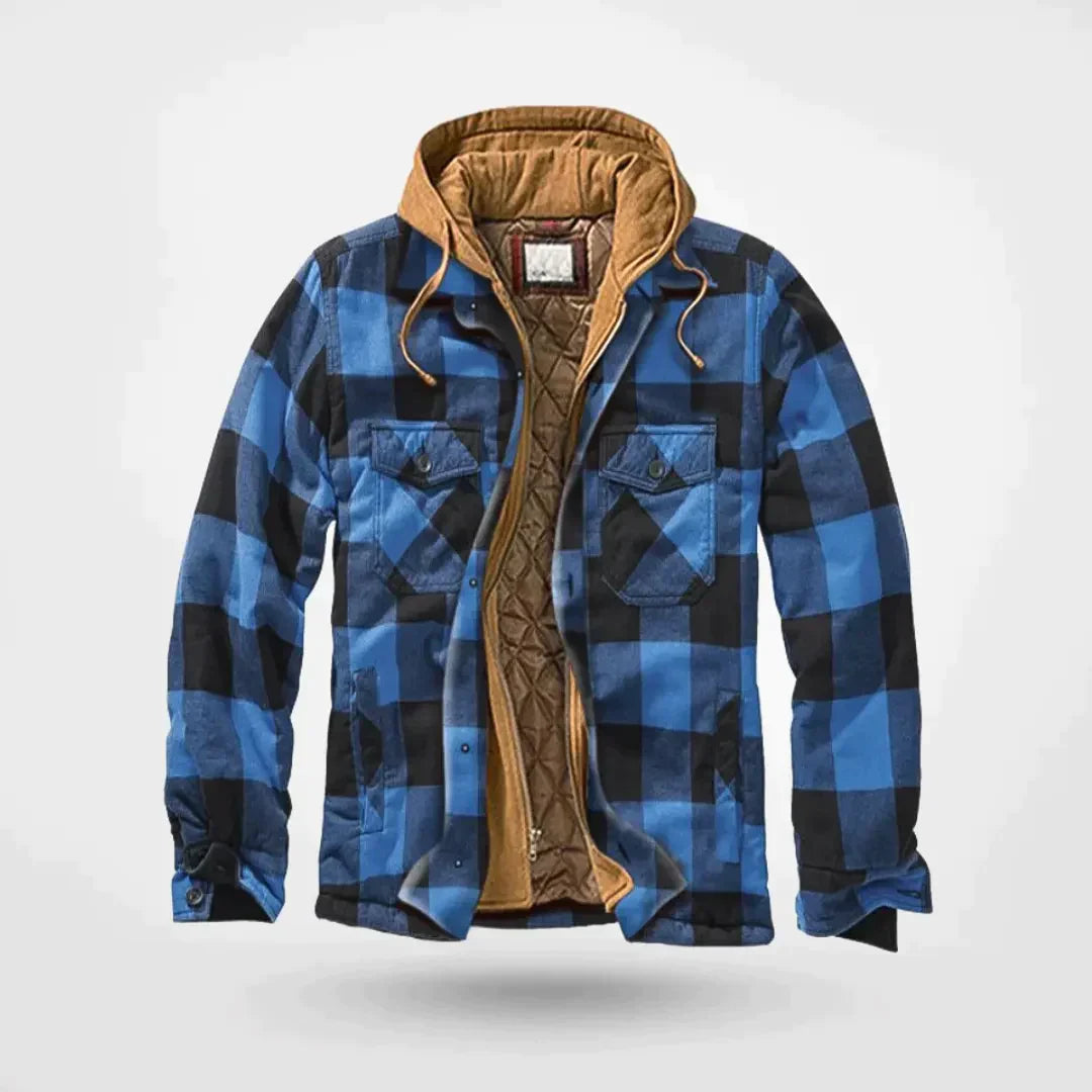 Trendige Karierte Jacke für Wohlfühltage im Winter