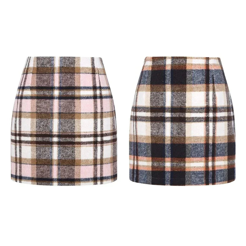 Trendy Kort Nederdel med Feminine Detaljer