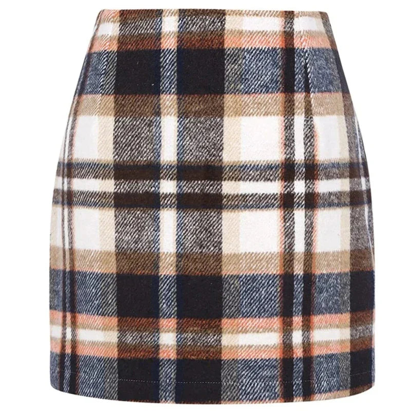 Trendy Kort Nederdel med Feminine Detaljer