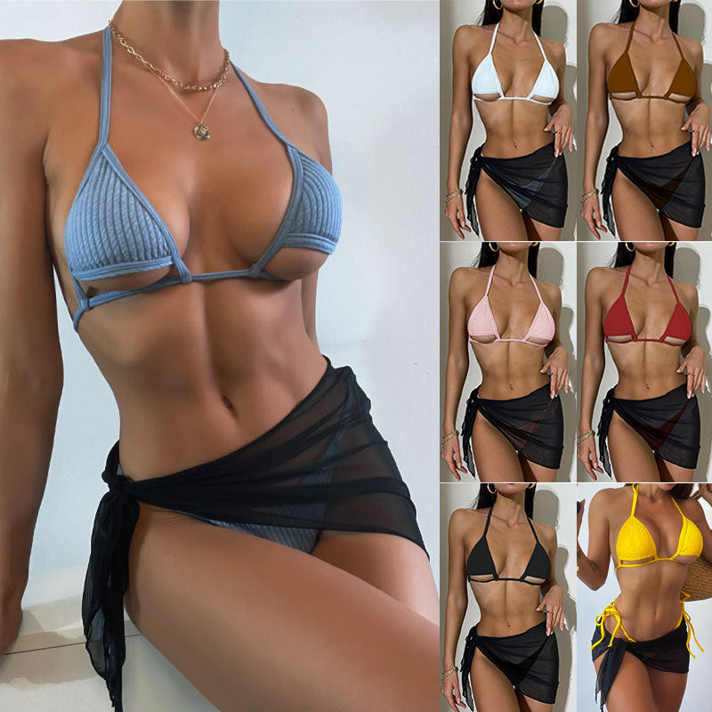 Sommer Bikini med Omslagsnederdel | Raffineret og Behageligt Design