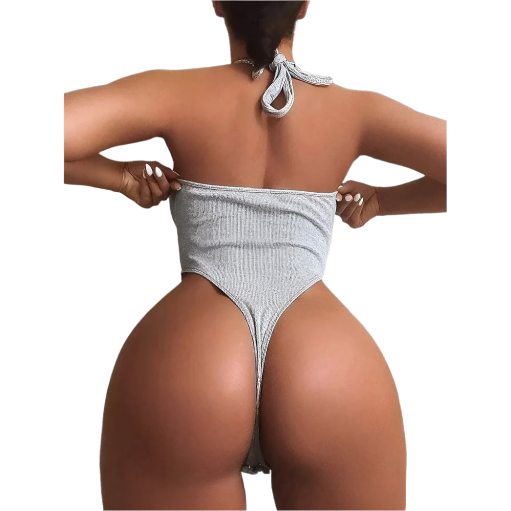 Sexy Badedragt med Høj Benudskæring | Stilfuldt Sommerlook