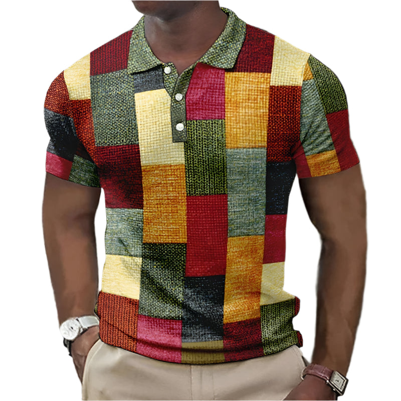 Trendy Polo med Farvespil | Komfortabel Pasform