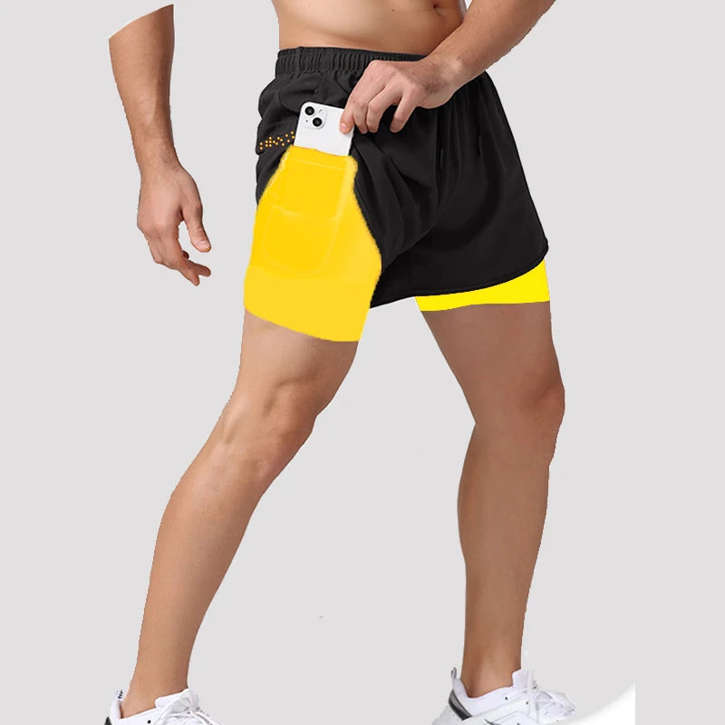 Løbeshorts til Mænd | Quick Dry Gym Shorts med Lomme