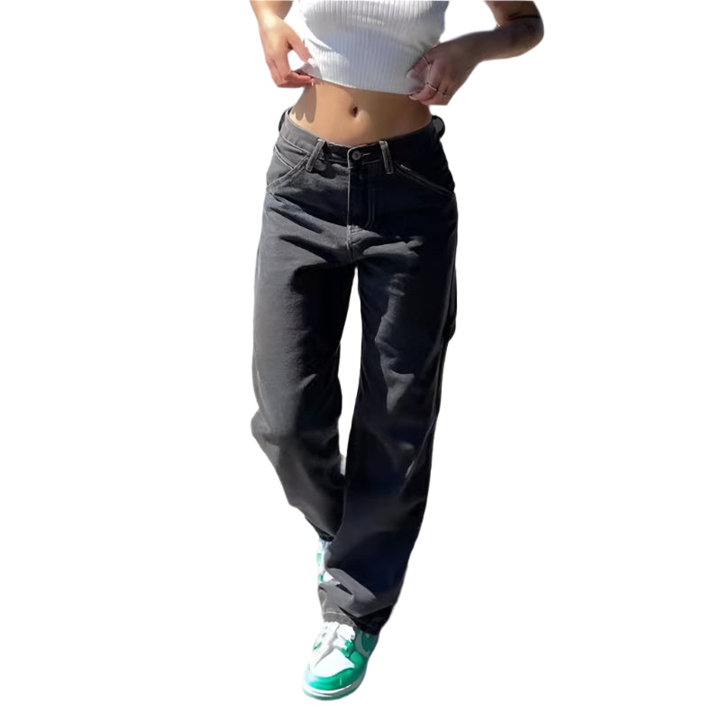 Damejeans i Vintage Look | Punk Baggy Fit | Denim Essentials