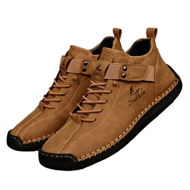 Stilfulde Åndbare Sneakers i Læder | Tidløst Design til Mænd