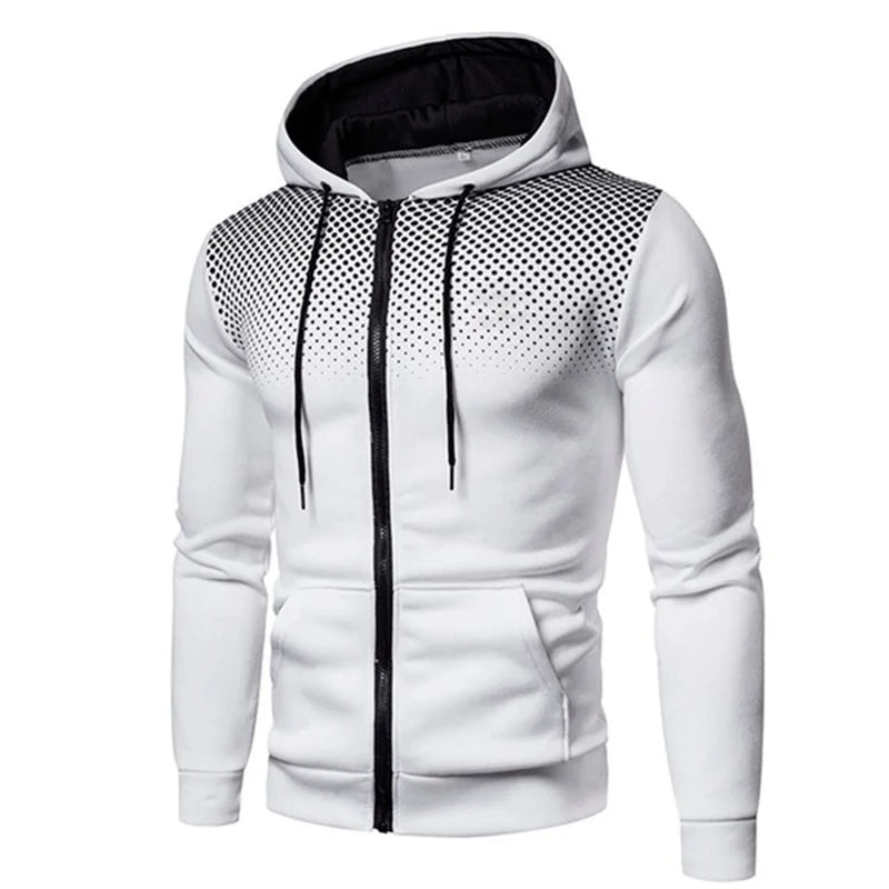 Casual Fleece Jogging Sæt til Mænd | Med Bukser og Hætte