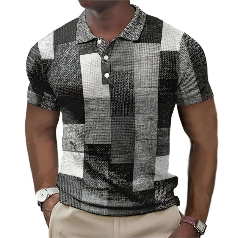 Trendy Polo med Farvespil | Komfortabel Pasform