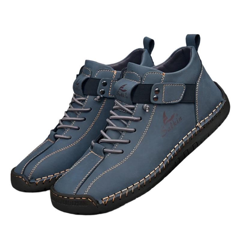 Stilfulde Åndbare Sneakers i Læder | Tidløst Design til Mænd
