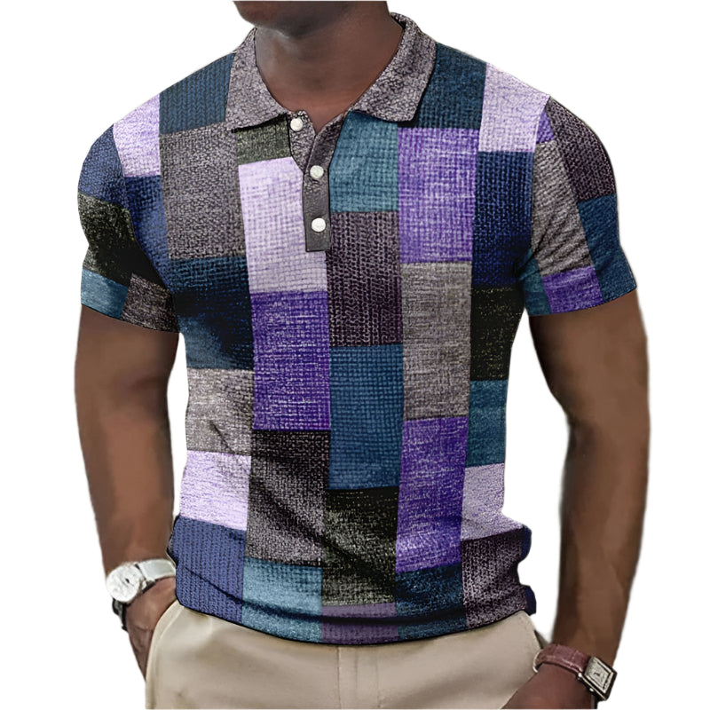 Trendy Polo med Farvespil | Komfortabel Pasform