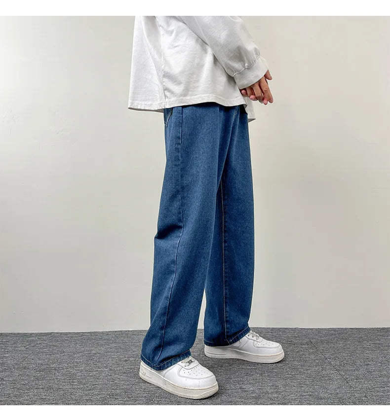 Herre Casual Jeans | Straight & Wide Leg Denim i Trendfarver