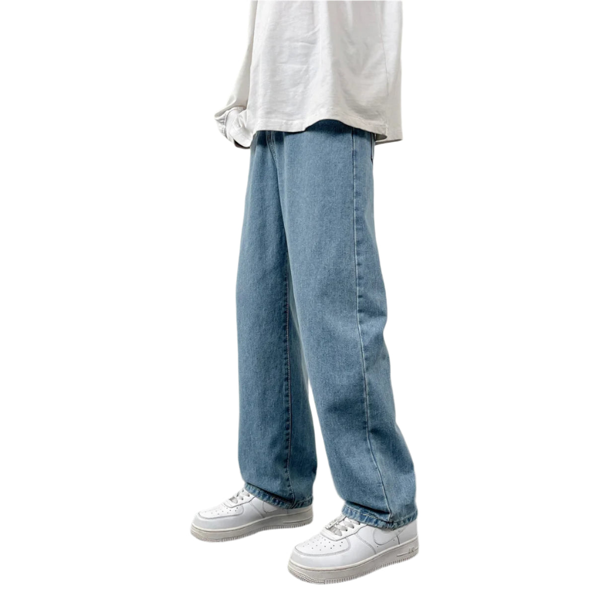 Herre Casual Jeans | Straight & Wide Leg Denim i Trendfarver