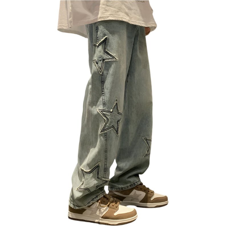 Streetwear Denim Bukser | Brede Ben og Ungt Look