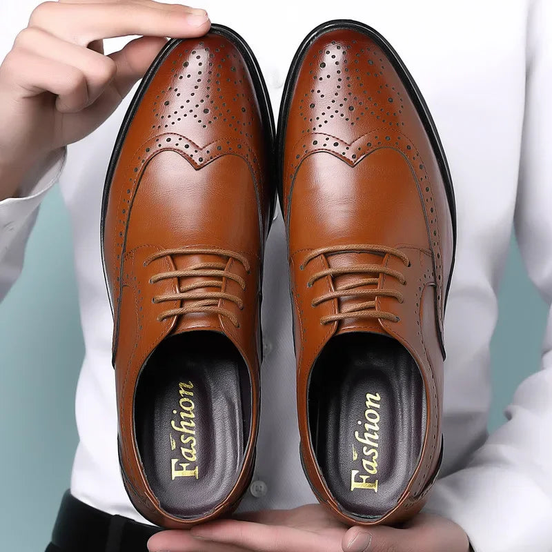 Klassiske Herresko i Kalveskind | Elegant Design og Komfort