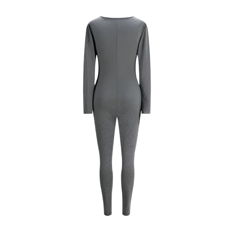 Langærmet Fitness Jumpsuit til Damer | Casual og Stilfuldt