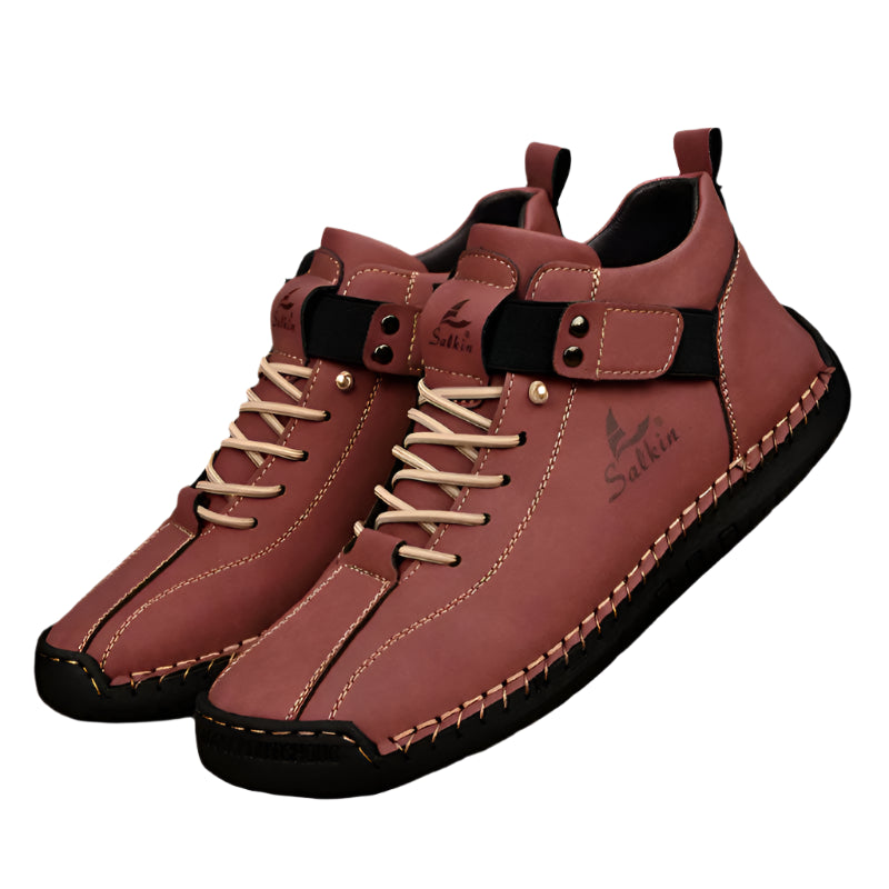 Stilfulde Åndbare Sneakers i Læder | Tidløst Design til Mænd