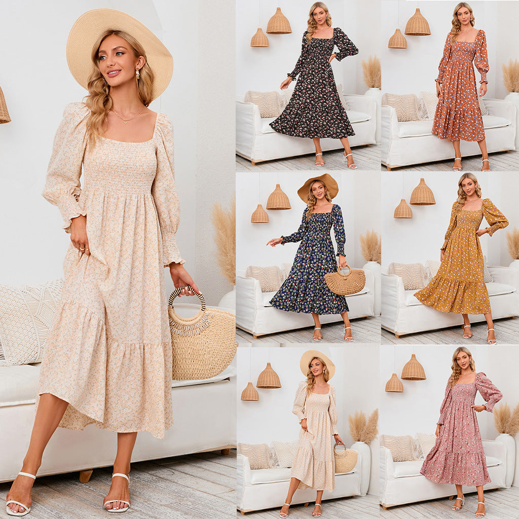 Kjole i Boheme-Stil | Luftig og Blomstret til Forår og Sommer