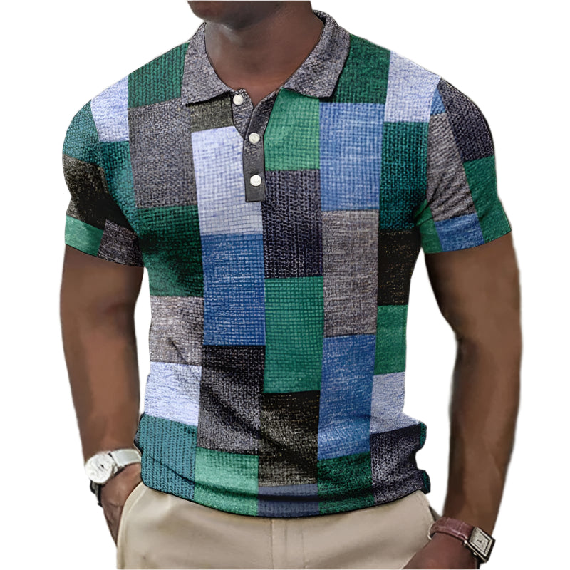 Trendy Polo med Farvespil | Komfortabel Pasform