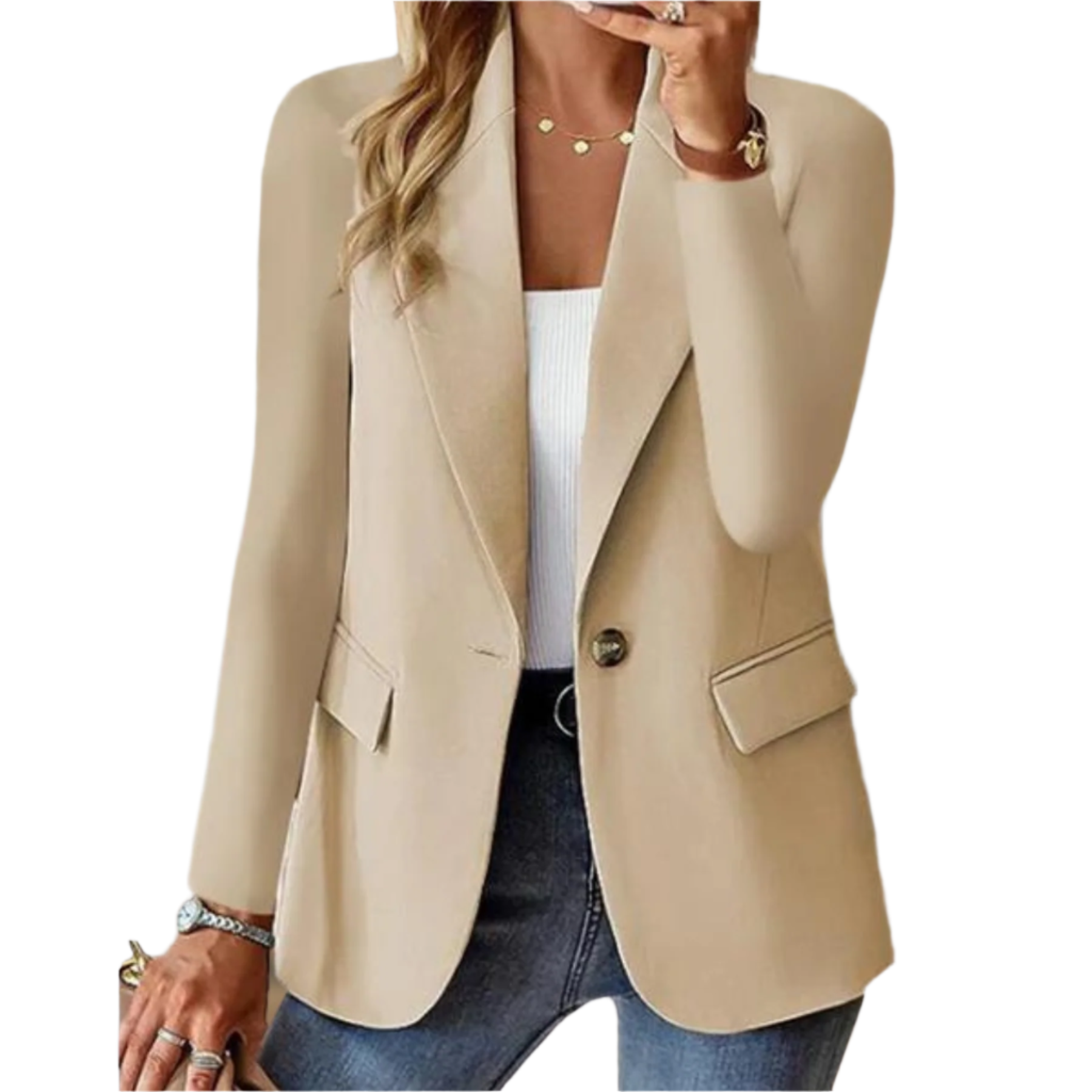 Formelt og casual blazerlook | Ideel til hverdagsbrug