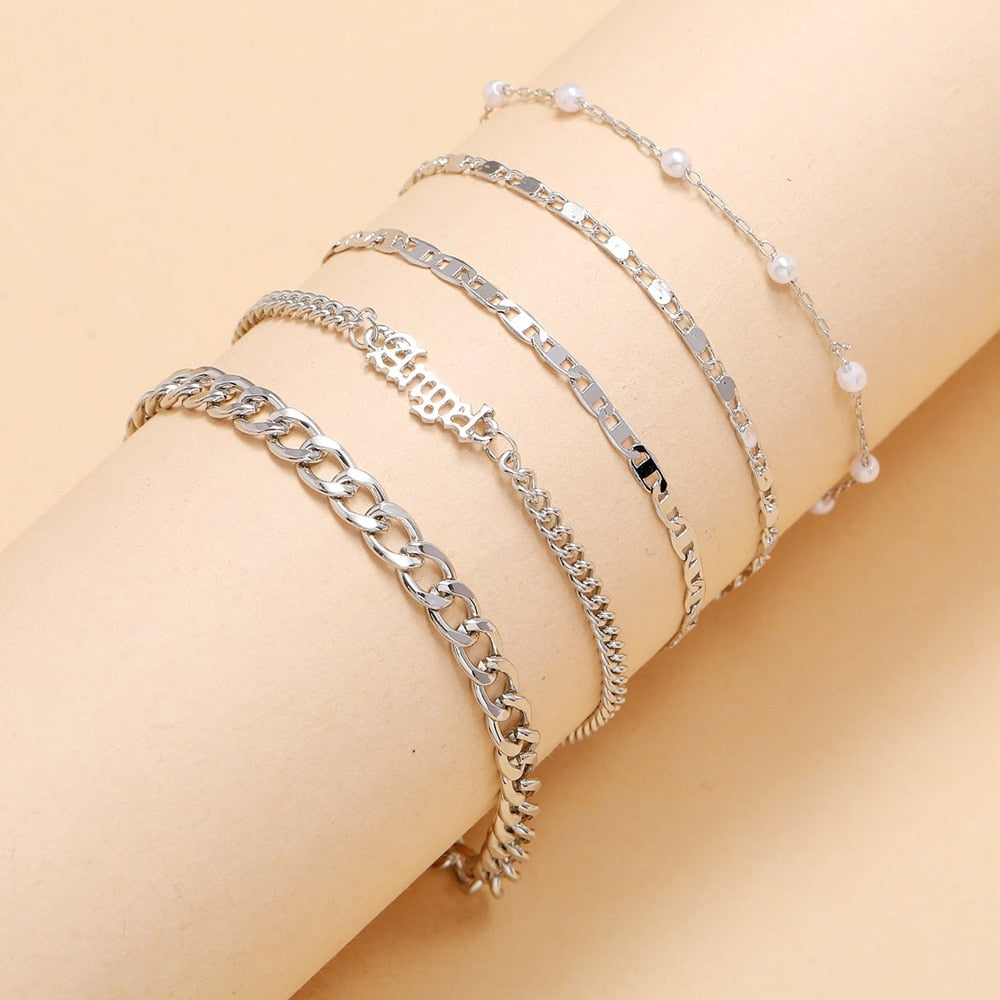 Fem Armbånd i Ét Luksussæt | Perfekt som Gaveidé