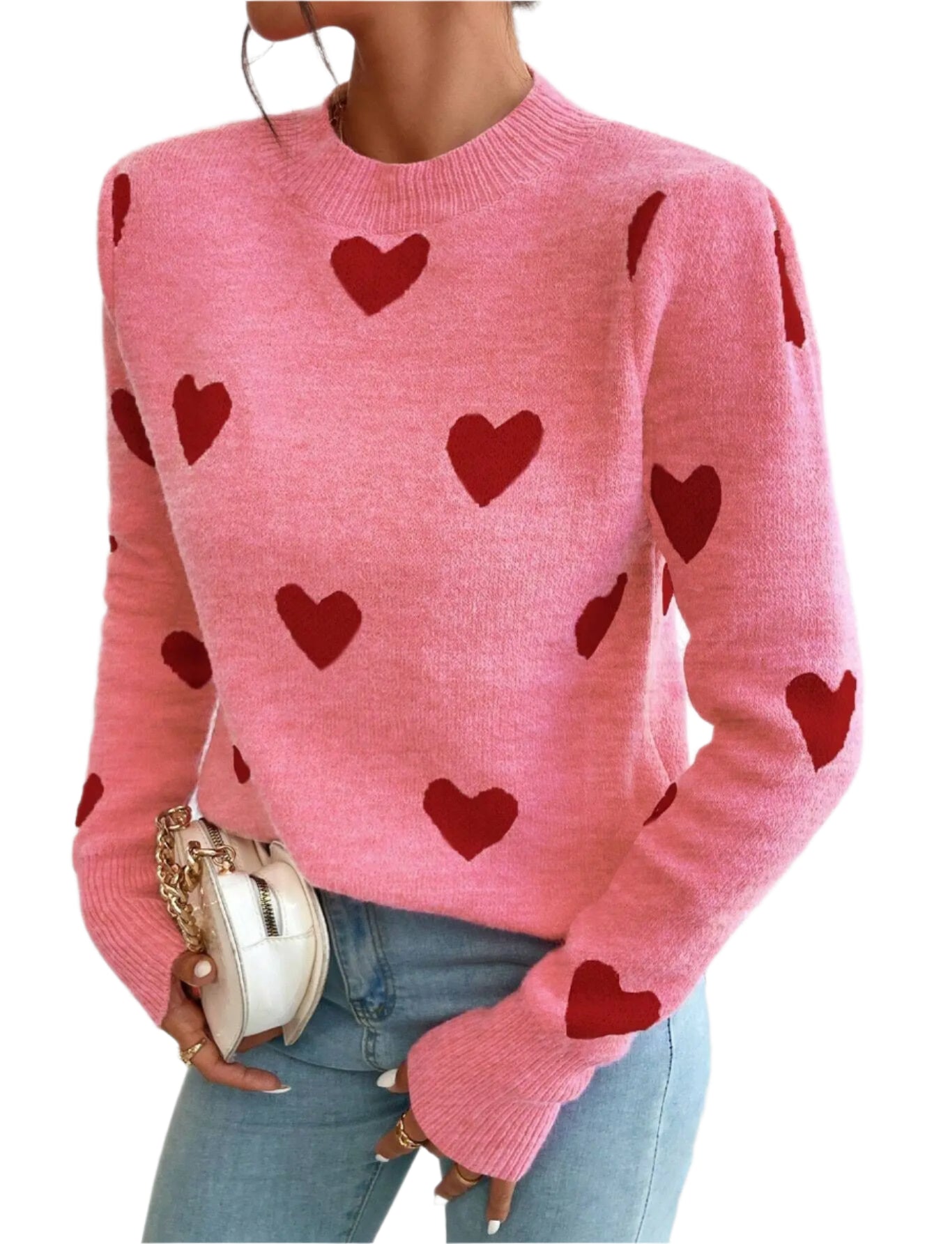 Love Sweater | Elegant og Hyggelig Langærmet Strik til Efterår og Vinter
