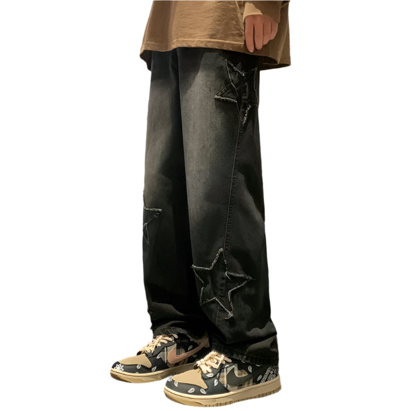 Streetwear Denim Bukser | Brede Ben og Ungt Look