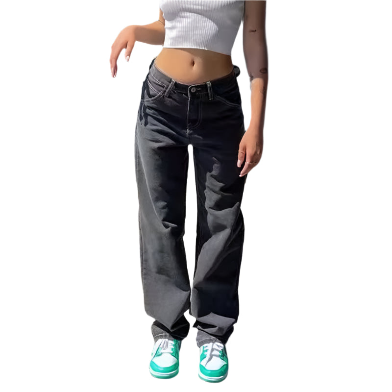 Damejeans i Vintage Look | Punk Baggy Fit | Denim Essentials