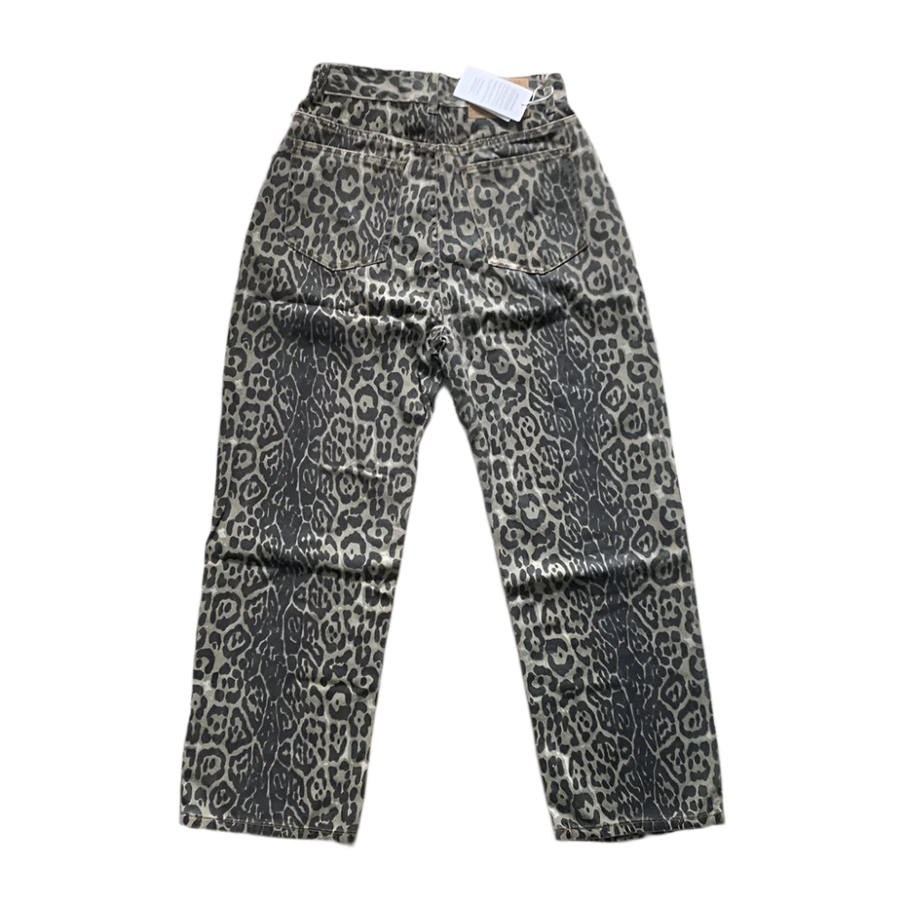 Fashion Wide-Leg Jeans | Trendy Hiphop Leopardbukser til Kvinder