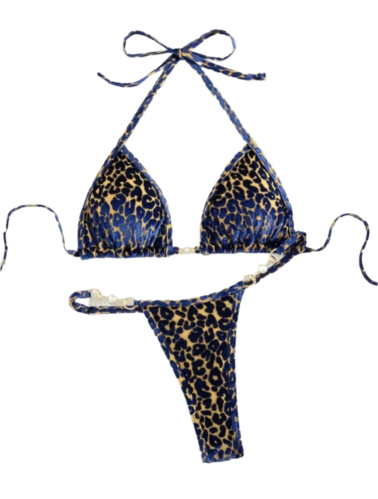 To-delt Bikini | Brazilian Stil med Eksklusivt Dyreprint