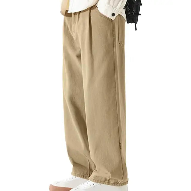 Vintage-Inspirerede Chinos til Ham | Løs Komfort