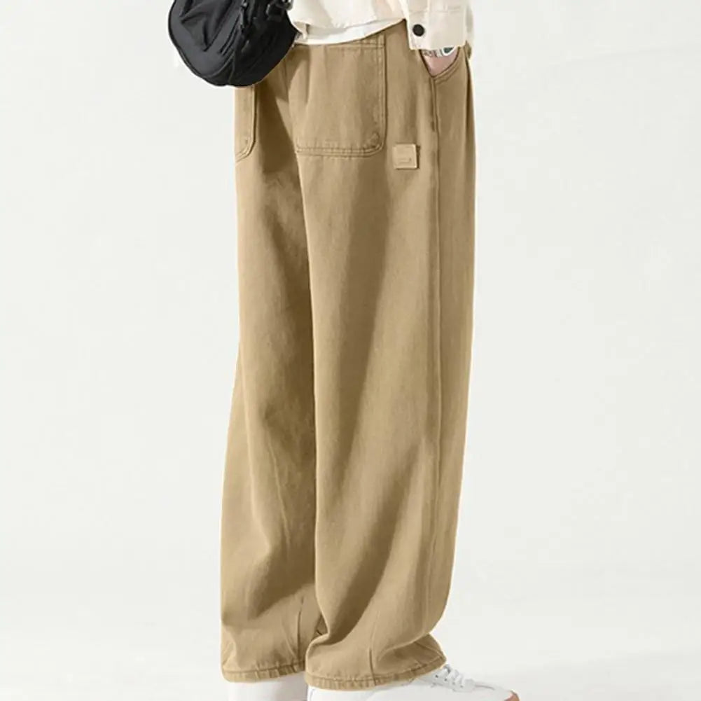 Vintage-Inspirerede Chinos til Ham | Løs Komfort