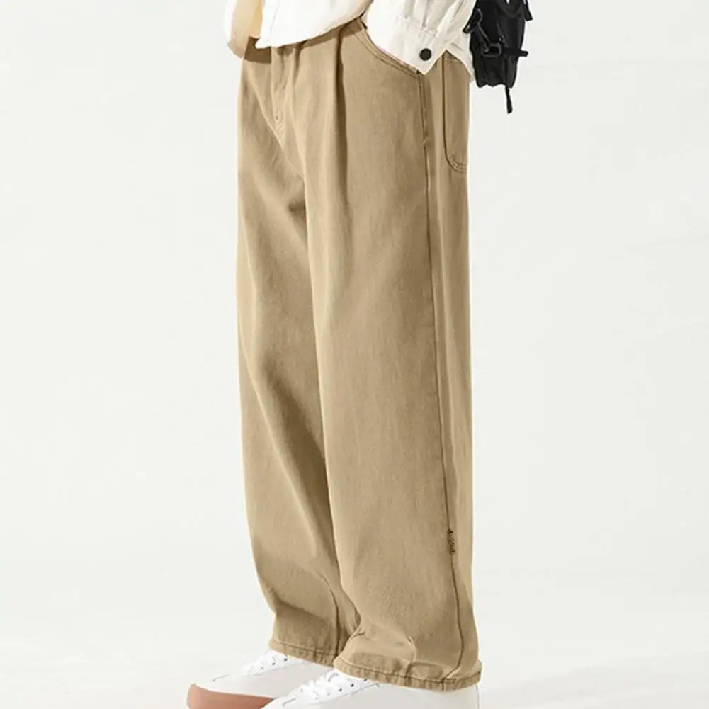 Vintage-Inspirerede Chinos til Ham | Løs Komfort