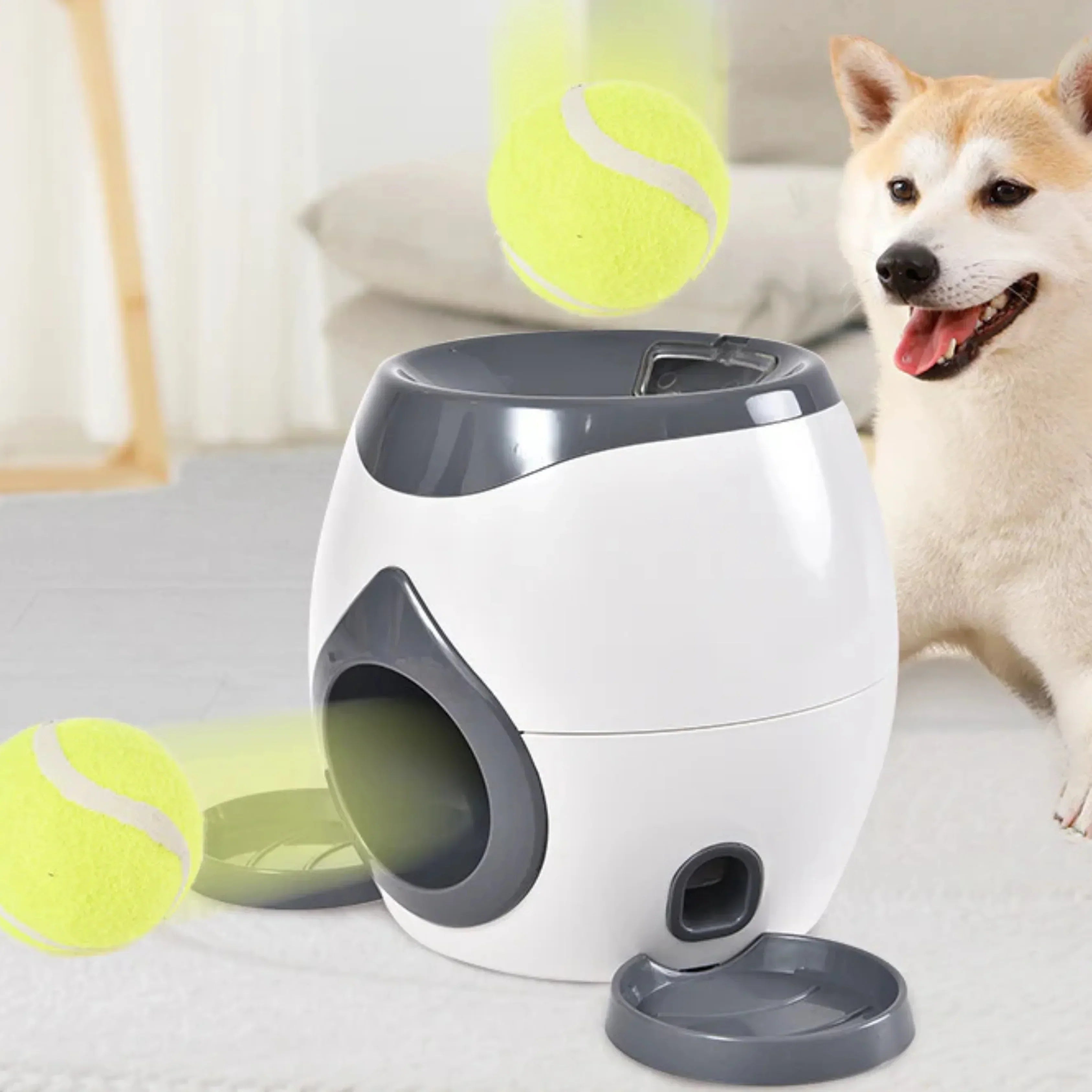 Interaktiv Boldkaster til Hunde | Med Indbygget Godbidsdispenser