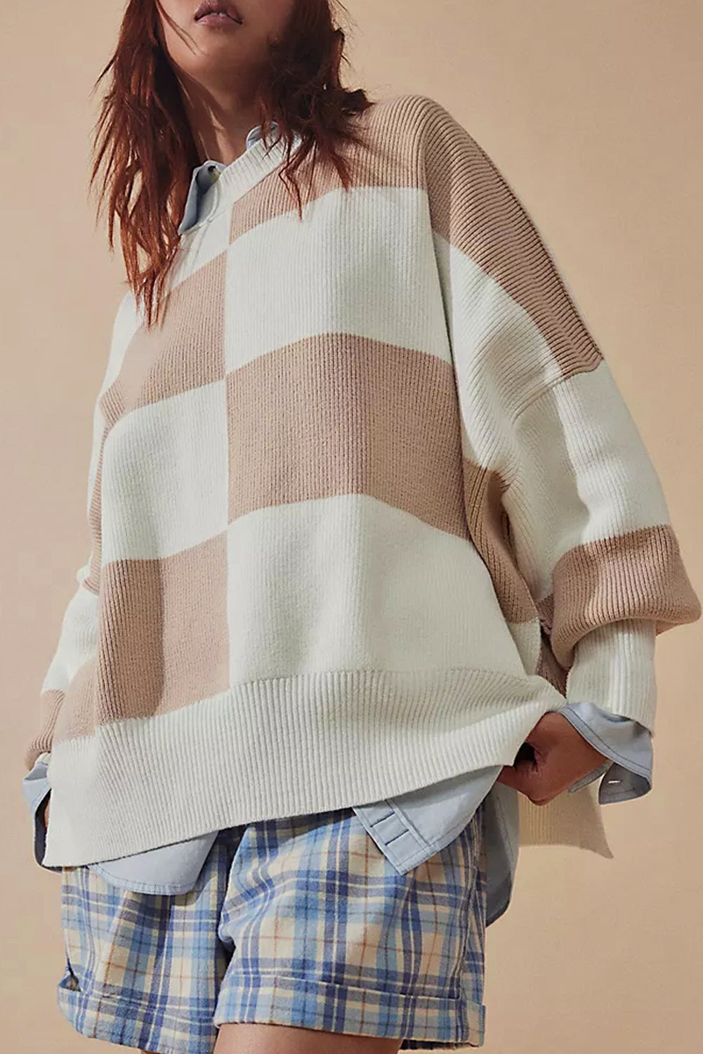 Ternet Damesweater med Løs Pasform | Trendy og Behagelig
