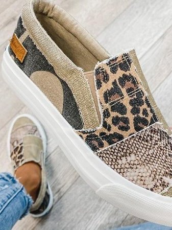 Stilsikre Sneakers | Moderne Leoparddesign